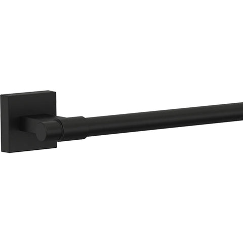 24 Inch Matte Black Towel Bar For Bathroom And Kitchen, Rust Resistant Towel Rack With Fast Drying Airflow, Modern Bath Accessory