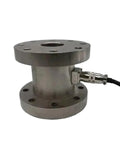 Front view of 1000Nm Static Torque Sensor For Motor Calibration And Measurement High Precision Pro Grade Force Sensor with cable connection.