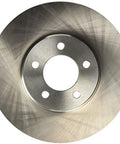 Centric 121.61049 C-Tek front brake rotor, silver metal disc with four mounting holes.