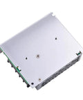 Rock Solid AC DC Power Supply 35W 12V 3A Universal Input Efficient Switching Adapter top view showing sturdy metal casing design.