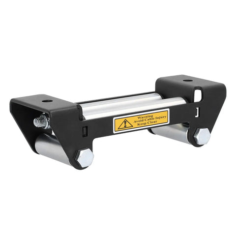 Heavy Duty Winch Roller Fairlead 165mm 6.5in Universal Cable Guide for ATV UTV Side by Side, steel roller fairlead