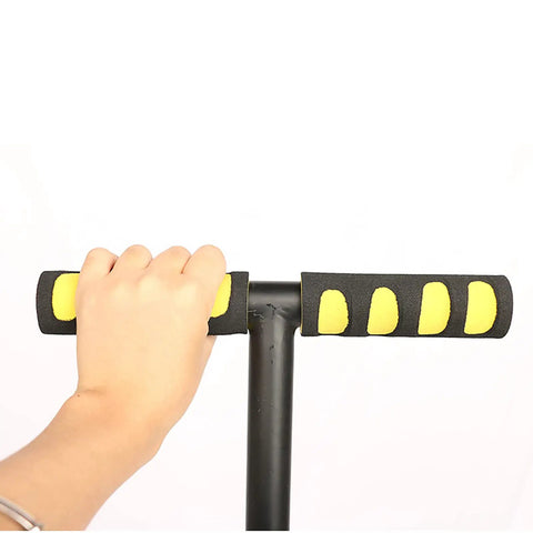 Hand gripping T-shaped handle of Stainless Steel Soil Sampler Probe For Gardens, Lawns, Farms, And Golf Courses.