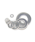 Flat Washer Kit 180Pc Stainless Steel Washers Assortment For Screws And Bolts M2.5 M3 M4 M5 M6 M8 M10 close-up