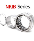 Top Shelf Heavy Duty Needle Roller Bearing NKIB5908 40X62X34mm with steel rollers and cylindrical design for high torque applications.