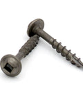 Pocket Screw Set Size Eight By One And A Half Round Washer Head Type Seventeen Pocket Screws With Square Drive Bit Included Extra Coarse Thread
