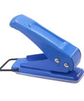 Blue Go-To One Quarter Inch Single Hole Puncher With 20-Sheet Capacity, ergonomic metal design for school and office use