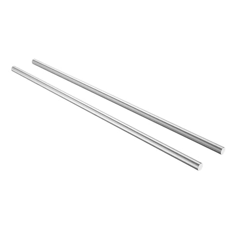 Two Pack 25 Mm By 1000 Mm Linear Motion Rods Carbon Steel Shafts Anti Rust Finish Heavy Duty Precision And Hardness Built
