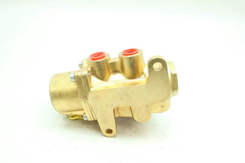 Real Deal Red Hat Two Solenoid Valve 125V Dc With Three Eighth Inch Npt Ports Built For Serious Industrial Fluid Operations That Crush Heavy Demands Without Leaving You Sweating