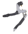 RitoEasysports Electric Badminton Racket Trumpet Plier Crimping Machine with black rubber handle and aluminum body for grommets.