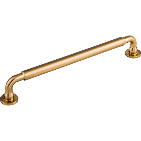 Lily Cabinet Pull 7 9/16 Inch Center to Center in Honey Bronze Finish from The Serene Series, side view