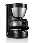 One Touch Automatic Coffee And Tea Maker With Stainless Steel Panel Compact Home Coffee Machine For Easy Brew Insulated Base