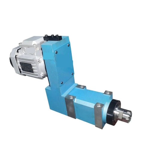 Beefy CNC Spindle Power Head MT3 BT30 ER25 With 370W Induction Motor V Belt Drive 3000 To 8000 RPM Range Rated 5000 RPM For Milling And Lathe Tool Spindle BT30