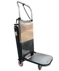 Ultimate Motorized Stair Climbing Cart With Foldable Handle And No Slip Wheels for moving heavy loads like beer kegs or tyres up stairs.