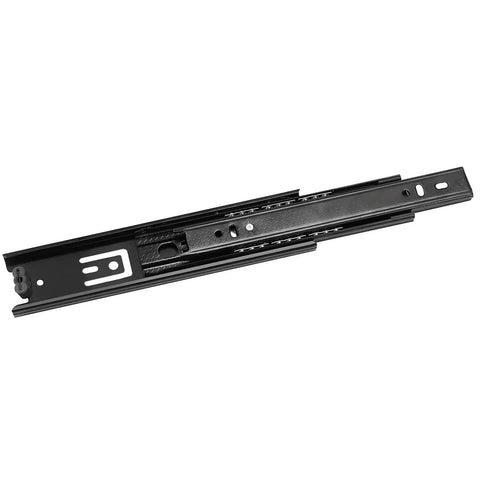Built Tough 5 Pairs 10 Inch Full Extension Drawer Slides With Ball Bearing Side Mount Rails Includes Mounting Screws Heavy Duty Steel Glides For Cabinets And Furniture Up To 110 Lb Load Capacity black steel side-mount rail