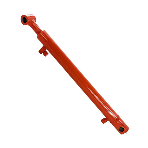 LH/RH Boom Cylinder For Front Loader LA401 LA402 LA402-1 Replacement Part, 27 Inch Center To Center Pin Holes, Red Cylinder