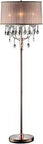 62 Inch Rosie Crystal Floor Lamp With Sparkling Imported Crystals For A Tall Showpiece Lighting Piece In Your Living Room Brings Luxury And Modern Vibe Crystal Column Floor Lamp For Warm Ambient Glow Easy Care