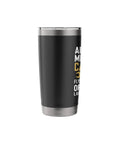 Aircraft Mechanic Caution Flying Tools Stainless Steel Insulated Tumbler For Aviation Maintenance Techs with printed design