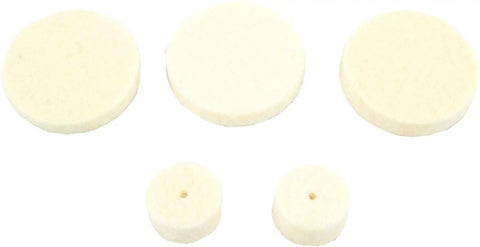 Set of 4 polishing wheels for Badass Corded Rotary Tool Kit Featuring Variable Speed Control And Slim Ergonomic Grip.