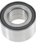 Close-up of a metal wheel bearing for Honda CR-V 2002-2006, part of the Rear Wheel Bearing Set For 2002-2006 Honda CR-V - Bolt-On No-Fuss OE Replacement Direct Fit, Includes Both Rear Bearings, Driver And Passenger Side, Easy Install, Long-Lasting Durability.