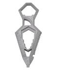 Everyday Carry Keychain Multitool With Bottle Opener Ruler Wrenches Saw File Protractor Alloy Steel Compact Lightweight EDC