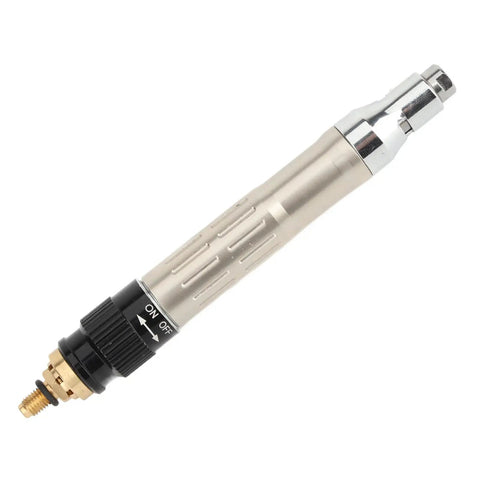 Kickin It To The Next Level With This Badass Pencil Die Grinder Air Tool Kit Featuring Tough Tungsten Alloy Gears And Rock Solid 70000 RPM Pneumatic Engraving Pen Performance - Close-up of pneumatic engraving pen