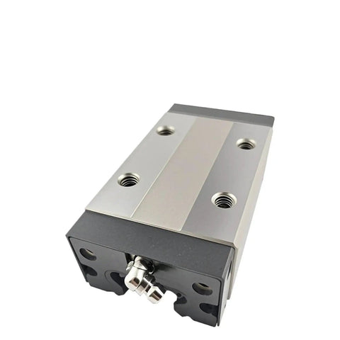 Top view of SHS65V SHS65LV Linear Block Guide Slider for slick smooth precision motion on a 2000mm rail beefy linear bearing for CNC.