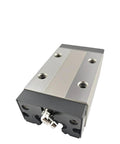 SHS65V SHS65LV Linear Block Guide Slider shown with bolt holes and smooth surface for CNC machines and robotics