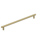Golden Champagne Appliance Pull 24 Inch Center To Center Cabinet Handle For Large Paneled Appliances Contemporary Bar Pull