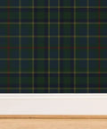 Built Tough Heavy Duty Textured Vinyl Wall Covering Custom Printed Leather Look Design Commercial Grade plaid pattern wall covering