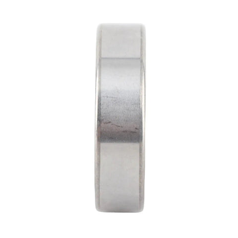 Heavy Duty 6206RS Deep Groove Ball Bearings With Double Rubber Sealed Ends For Industrial Machinery Use Plus Lube Protects Dirt Buildup And Lasts Long Time Great Value Set Of 2 Made From Hardened Steel side view showing the robust design.