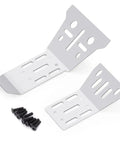 Heavy Duty Frame Chassis Upgrade Kit For Mojave Grom Mega 380 1/14 Scale RC Car, Front Skid Plate, Rear Chassis Protector, and screws