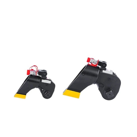 Heavy Duty Hydraulic Torque Wrench One Point Five Inch Square Drive Electric Automatic Aluminum Titanium Alloy Body parts shown from different angles.