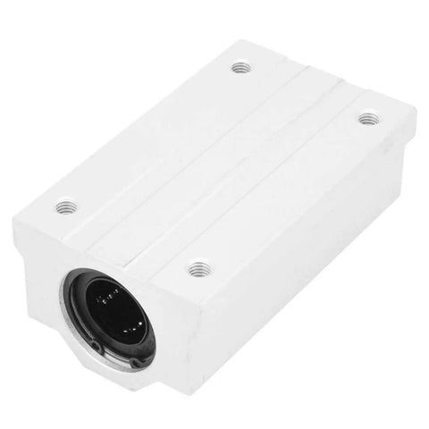 25mm Linear Motion Ball Bearing Slider Bushing For CNC And 3D Printer Axes Alloy Long Guide Rail Stainless Steel Hardware Boss Grade Built To Last High Precision Smooth Glide Durable Sliding Block For Reliable Motion white linear bearing block with threaded holes