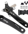 Crank Arm Set 175mm 104 BCD With Bottom Bracket Kit And Chainring Bolts For MTB BMX And Road Bikes, Compatible With Shimano FSA Giant