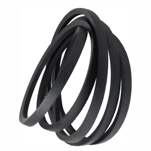 Solid Rubber Lawnmower Drive Belt For 48 Inch Decks, Durable Replacement Compatible With Husqvarna 48 Inch Deck Mowers And Craftsman AYP 48 Inch Decks, Fits Models 2348LS, 2748GLS, GTH 2448T, YTH 2448T, YTH 24K48, PBGT22, PB24 in black rubber