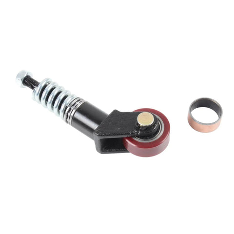 BailhePan Balance Wheel Assembly For Apollo A1018 A1019 Electric Pallet Jack Truck showing red rubber wheel and spring.