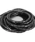 Flexible Spiral Cable Management Sleeve For Office And Home Use Durable PE Wire Organizer No Tools Needed Easy Wrap Flame Retardant And Wear Resistant