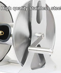 Kick Your Yard Game Up With This Heavy Duty Stainless Steel Retractable Garden Hose Reel Cart And 25 Meter Hose with sturdy stainless steel body.