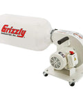 1 HP Light Duty Dust Collector From Polar Bear Series, Portable 4 Inch Intake, 19.5 Inch Height With Bags, Plug In And Go For Small Shops