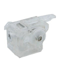 Dual Gear Drive Extruder Upgrade V3 Built For Ender 3 Series And CR-10 Prusa I3 DIY Printers With Bowden Style Feed Anycubic Mega S Tevo Tornado Wanhao D9 Anet A8 E10 No Jam Feeding High Torque Slippage Free, clear plastic extruder