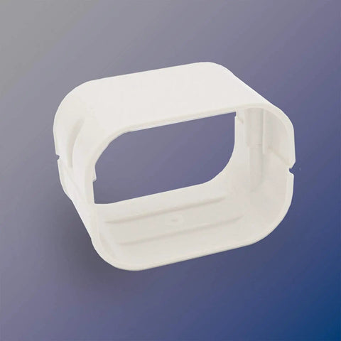 PVC coupler for 14 Ft Air Conditioner Line Set Cover Kit For Mini Split And Central AC Systems, durable exterior pipe concealment