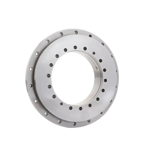 Tough As Nails Turntable Bearing And Crossed Roller Rotary Table Support 200 X 300 X 45 MM smooth aluminum bearing with bolt holes.