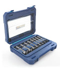 Irwin Marples Forstner bit set, 8-piece, in blue plastic case
