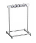 Heavy Duty Stainless Steel Mop And Broom Holder Rack Removable Organizer For Long Handled Tools And Rakes Holds Up To 88 Lbs Weatherproof