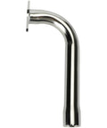 Side view of Exhaust Header Pipe Replacement For Predator 420 301cc GX240 270 390 with durable heat shield tape, silver finish