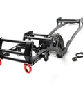 Low CG Carbon Fiber RC Car Chassis Frame Kit For Axial SCX10 Scale Crawler with rail guard, skid plate, and bumper set