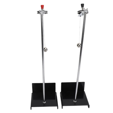 Hands On Pendulum Gravity Lab Tool For Physics And Mechanics Education, metal construction, two single swing demonstrators with clear dials.