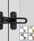 Heavy Duty Door Buckle Safety Chain Lock For Home And Hotel Doors Anti Theft Door Guard With Zinc Alloy Construction In Gold Finish