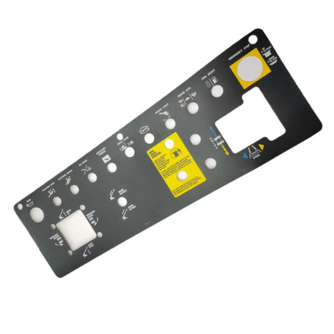 Slick Replacement Control Panel Decal For Genie Boom Lifts S40 And S45 With Heavy Duty Adhesive Backing And Oem Part 72164gt 72164, 680x230mm.