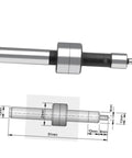 Machinist Positioning Tools Set, 2 Pack For Milling Machines, Shop Grade Offset Finder And Alignment Gauge with dimensions